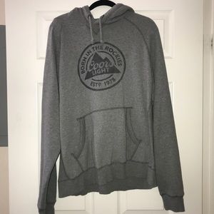 Gray Coors Light Sweatshirf